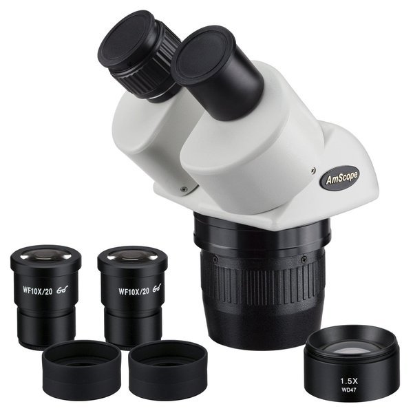 20X-60X Super Widefield Stereo Binocular Microscope Head, Amscope, Mfr#: SW24BY